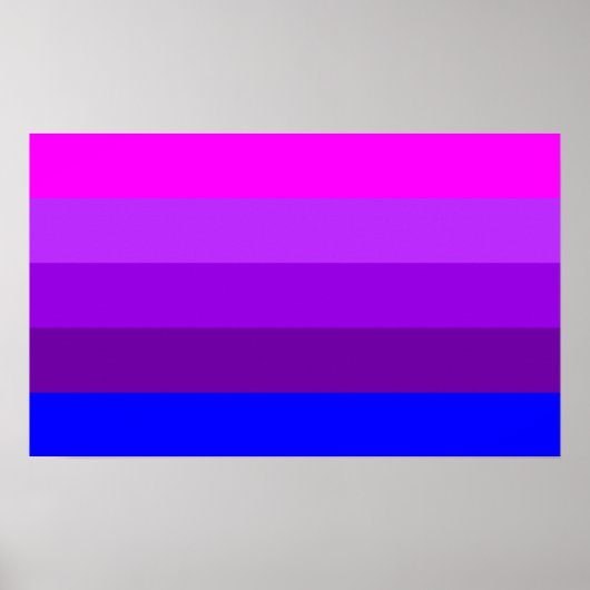 Flag für alternative Transgender-Priese Poster (Vorne)