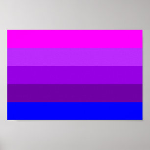 Flag für alternative Transgender-Priese Poster