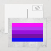 Flag für alternative Transgender-Priese Postkarte (Vorne/Hinten)