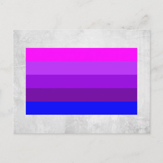 Flag für alternative Transgender-Priese Postkarte (Vorderseite)