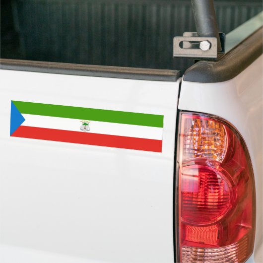 Flag für äquatoriale Guinea Autoaufkleber (Auf Lkw)