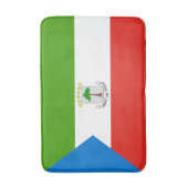 Flag für äquatoriale Guinea Badematte (Vorderseite Vertikal)