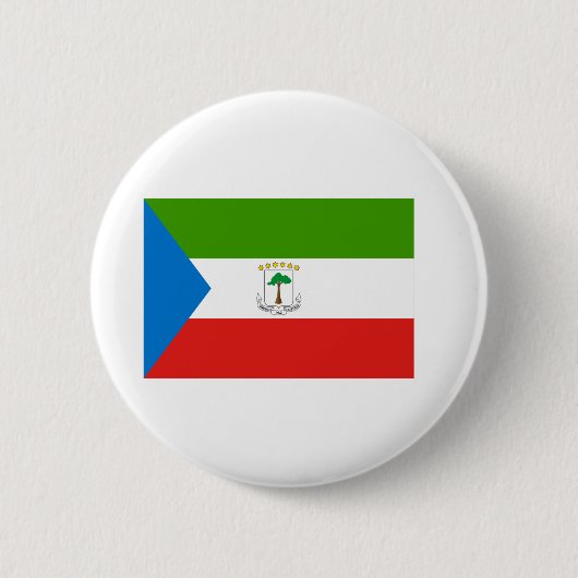 Flag für äquatoriale Guinea Button (Vorderseite)