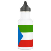 Flag für äquatoriale Guinea Edelstahlflasche (Links)