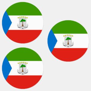 Flag für äquatoriale Guinea Etiketten