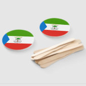 Flag für äquatoriale Guinea Fächer (Non-assembled)
