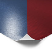 Flag für äquatoriale Guinea Fotodruck (Ecke)