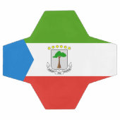 Flag für äquatoriale Guinea Fußball (Flach)