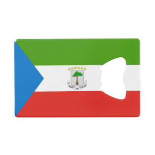 Flag für äquatoriale Guinea Geldbeutel Flaschenöffner