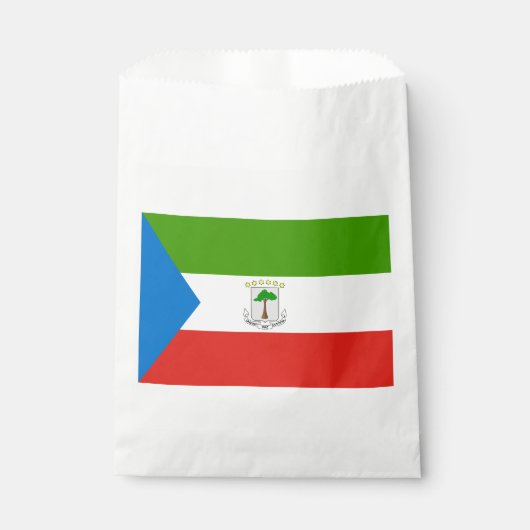Flag für äquatoriale Guinea Geschenktütchen (Vorderseite)