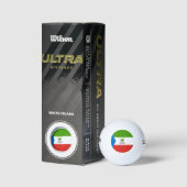 Flag für äquatoriale Guinea Golfball (Verpackungen)