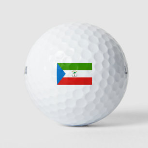 Flag für äquatoriale Guinea Golfball