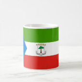 Flag für äquatoriale Guinea Kaffeetasse (Mittel)