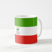 Flag für äquatoriale Guinea Kaffeetasse (VorderseiteRechts)