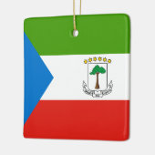 Flag für äquatoriale Guinea Keramikornament (Links)