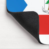 Flag für äquatoriale Guinea Mousepad (Ecke)