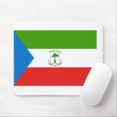 Flag für äquatoriale Guinea Mousepad (Mit Mouse)