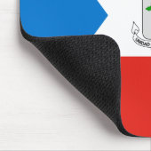 Flag für äquatoriale Guinea Mousepad (Ecke)