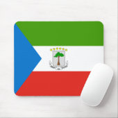 Flag für äquatoriale Guinea Mousepad (Mit Mouse)
