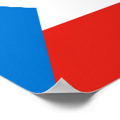 Flag für äquatoriale Guinea Poster (Ecke)