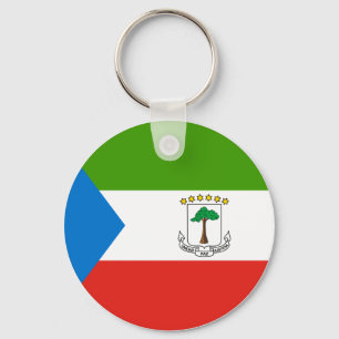 Flag für äquatoriale Guinea Schlüsselanhänger