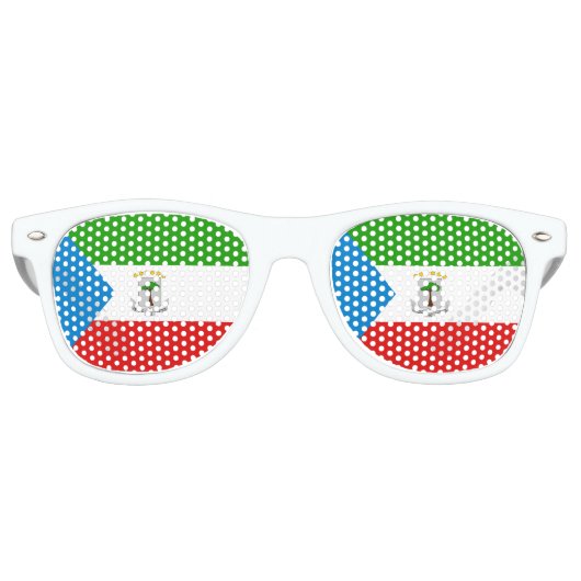 Flag für äquatoriale Guinea Sonnenbrille (Vorderseite)