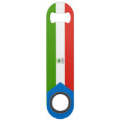 Flag für äquatoriale Guinea Speed Flaschenöffner (Rückseite)