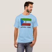 Flag für äquatoriale Guinea T-Shirt (Vorne ganz)