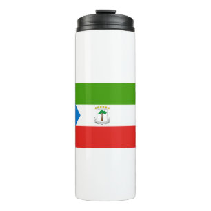 Flag für äquatoriale Guinea Thermosbecher