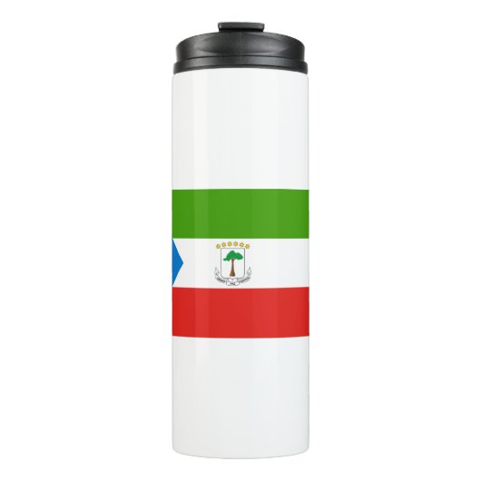 Flag für äquatoriale Guinea Thermosbecher (Vorderseite)