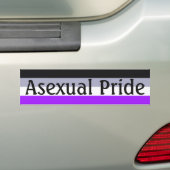 Flag für asexuelle Pride (Text) Autoaufkleber (Auf Auto)