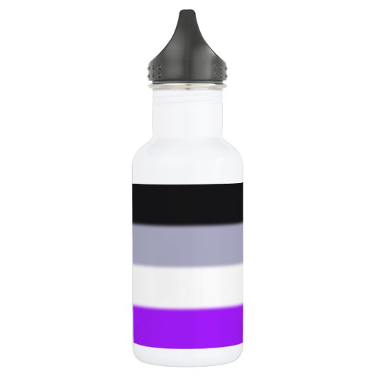 Flag für asexuelle Priese Edelstahlflasche (Links)