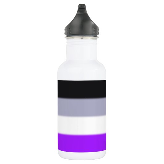 Flag für asexuelle Priese Edelstahlflasche (Rechts)