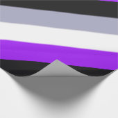 Flag für asexuelle Priese Geschenkpapier (Ecke)