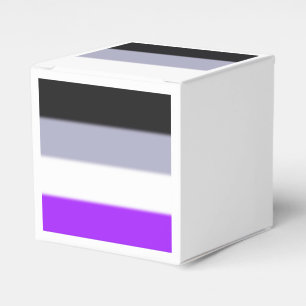Flag für asexuelle Priese Geschenkschachtel
