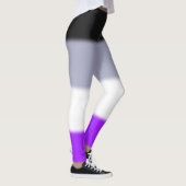 Flag für asexuelle Priese Leggings (Rechts)