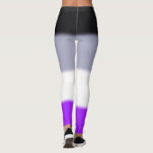 Flag für asexuelle Priese Leggings (Rückseite)