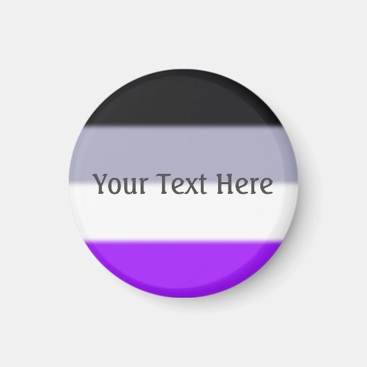Flag für asexuelle Priese Magnet (Vorne)