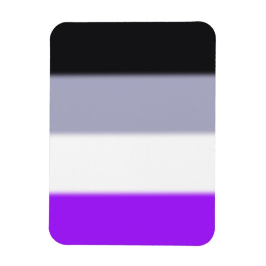Flag für asexuelle Priese Magnet (Vertikal)