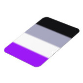 Flag für asexuelle Priese Magnet (Linke Seite)