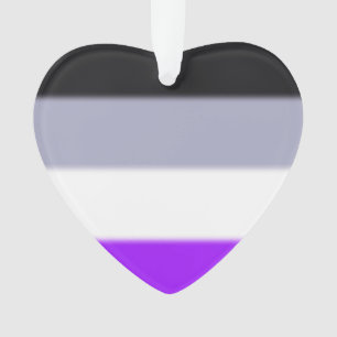 Flag für asexuelle Priese Ornament