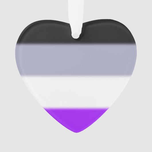 Flag für asexuelle Priese Ornament (Vorderseite)