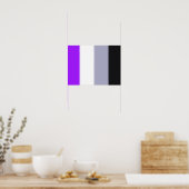 Flag für asexuelle Priese Poster (Küche)