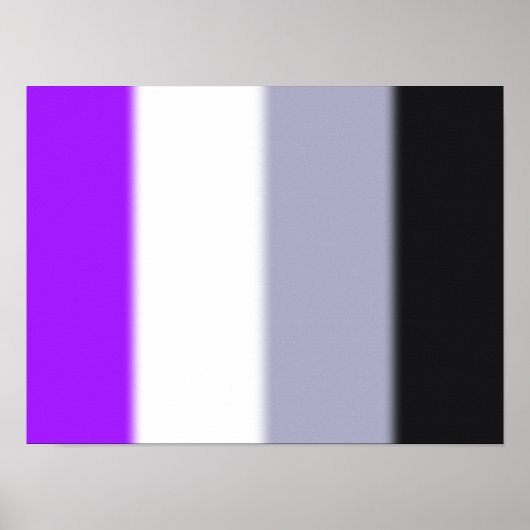 Flag für asexuelle Priese Poster (Vorne)