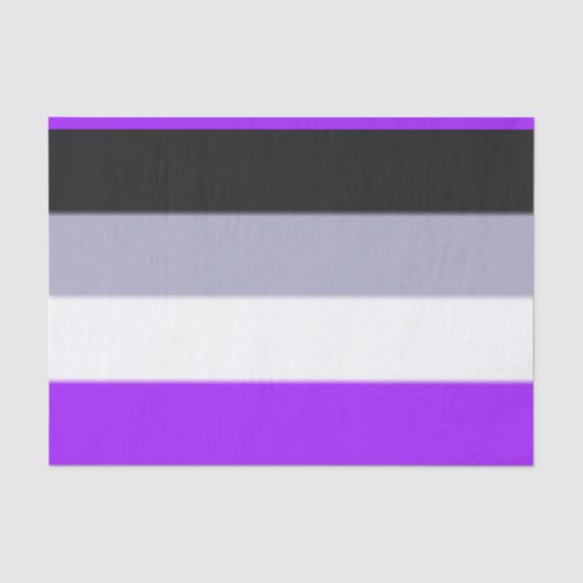 Flag für asexuelle Priese Seidenpapier (Vorderseite)