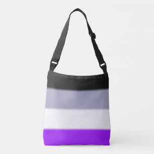 Flag für asexuelle Priese Tragetaschen Mit Langen Trägern
