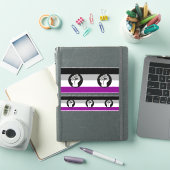 Flag für asexuelle Proteste Aufkleber (iPad Hülle)