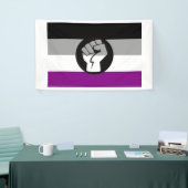 Flag für asexuelle Proteste Banner (Messeveranstaltung)