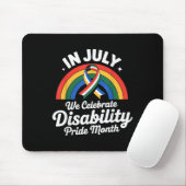 Flag für Behindertenpriesen Juli Mit Behinderung M Mousepad (Mit Mouse)
