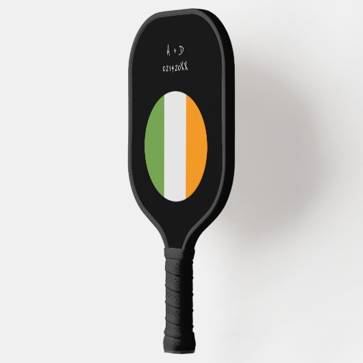 Flag für benutzerdefinierte Meldung Irland Pickleball Schläger (Links)